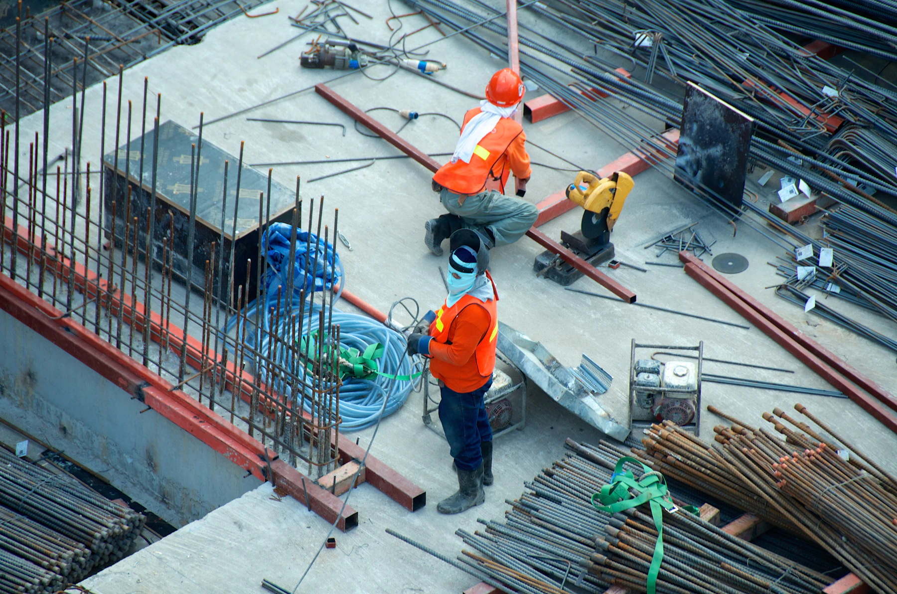 Obras civiles e infraestructura: trabajo de campo de NEX